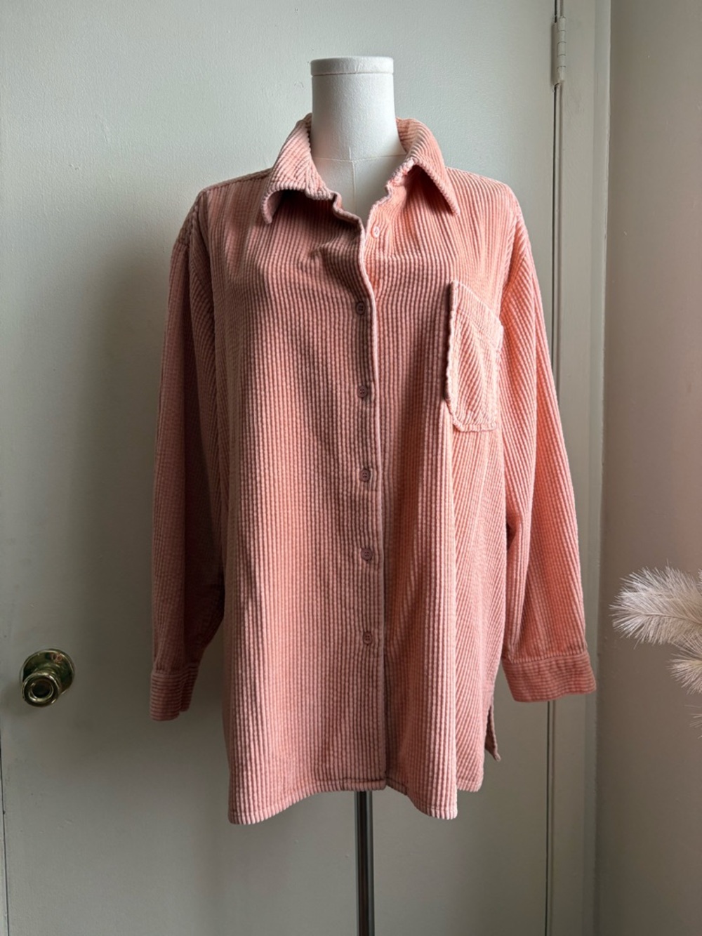 Cambridge‎ country corduroy button front long sleeve